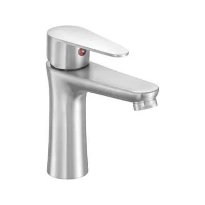 Смесител за мивка fala steely 2 стоящ, inox (euro 75802)