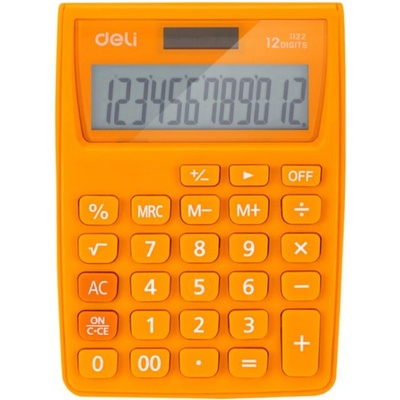 LUMA Kalkulačka DELI E1122 oranžová