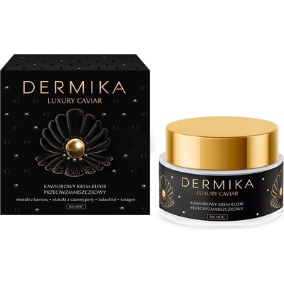 Dermika Luxury Caviar kaviárový krém-elixír na noc proti vráskám 50 ml