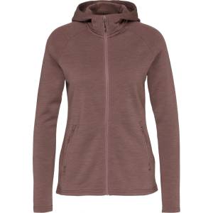 Stoic Дамско вълнено яке Stoic Women's MerinoFleece240 ForseSt. Zip Hoody Merino hoodie - Rosewood Melange (105-7640-0315)