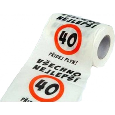 Toaletní papír Happy Birthday 40 – Zboží Dáma