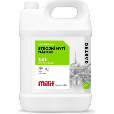 Milit Novimatik na strojí mytí nádobí oplachovač 5 l