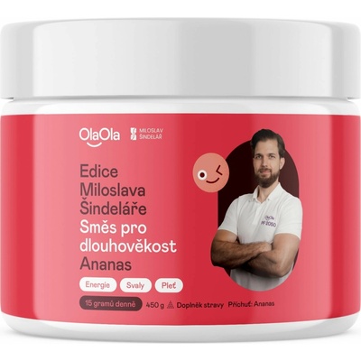 OlaOla Edice Miloslava Šindeláře Směs pro dlouhověkost ananas 450 g