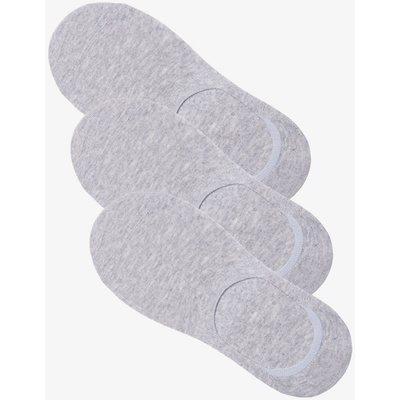 Ombre Clothing Комплект от три чифта светлосиви мъжки чорапи от Ombre Clothing Ombre Clothing | Siv | МЪЖЕ | ЕДИН РАЗМЕР