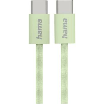 Hama Кабел HAMA 201726, от USB C(м) към USB C(м), 1 m, зелен (HAMA-201726)