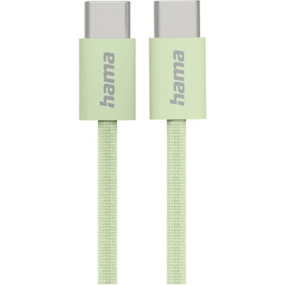 Hama Кабел HAMA 201726, от USB C(м) към USB C(м), 1 m, зелен (HAMA-201726)