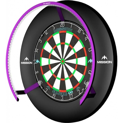 Mission Torus 270 Light - osvětlení sisalového terče - Purple