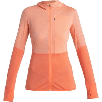 icebreaker Women Merino 200 Realfleece Descender LS Zip Hoodie Размер: S / Цвят: оранжев