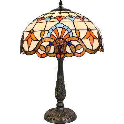 Brilagi - Tiffany витражна настолна лампа MIRABELLA 2xE27/60W/230V (BG4403)