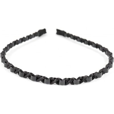 Kovová čelenka s ozdobnou stužkou černá – Zbozi.Blesk.cz