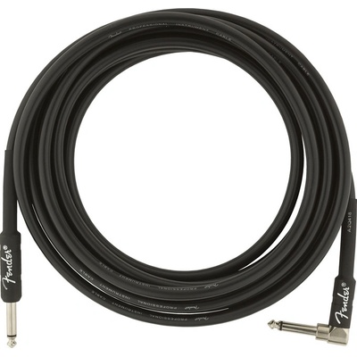FENDER Professional Series Instrument Cable Straight-Angle 10 Black