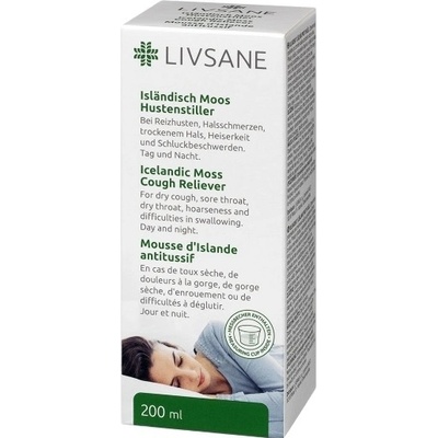 Livsane Islandský lišajník proti kašľu 200 ml