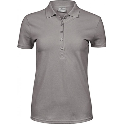 Tee Jays Luxury Polokošeľa dámska Stretch sivá