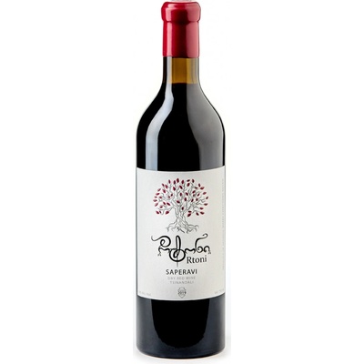Rtoni Kvevri červené Saperavi 2019 Rtoni suché 13% 0,75 l (holá láhev)