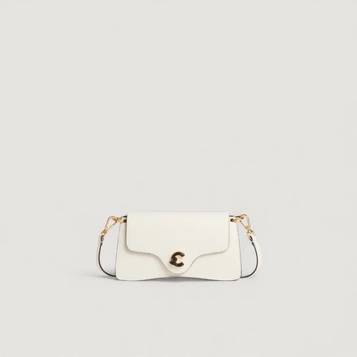 Coccinelle C-ME CALF&MARB kožená MINIBAG Pearl E5U4G270101N17TU
