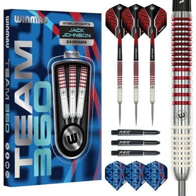 Winmau Darts TEAM 360 Jack Johnson Steel Tip 24 g