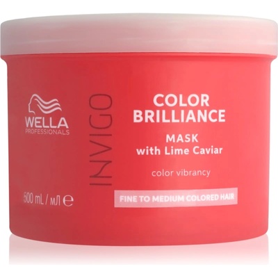 Wella Invigo Color Brilliance хидратираща маска за фина коса 500ml