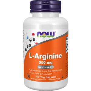 NOW L-Arginine 500 mg 100 капс