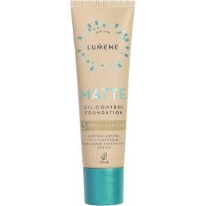 Lumene Дълготраен фон дьо тен Matte Oil Control, 03 Fresh Apricot, SPF20, 30 ml - ozone