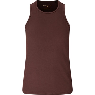 ATHLECIA Дамски топ ATHLECIA Women's Tinashe V2 Halterneck Rib Top - Chocolate Torte - размер 44 (EU) (916-7261-0217)