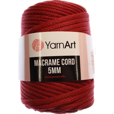 Macrame Cord 5 mm barva 781 vínová