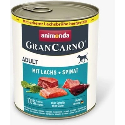 Animonda GranCarno Original Adult hovädzie a losos + špenát 6 x 0,8 kg
