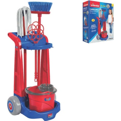 Mikro Trading Vileda sada malá upratovačka 4 ks s vozíkom 48 cm