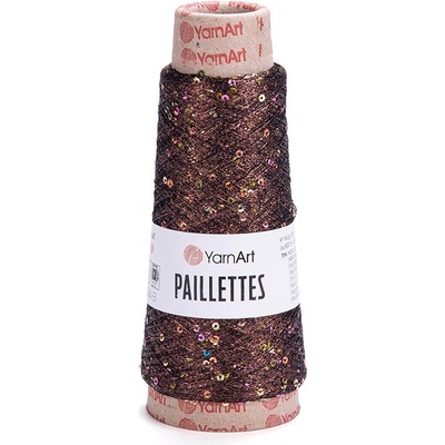 Yarn Art Paillettes 8007 hnědá