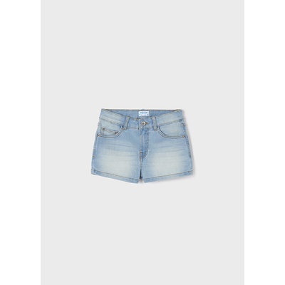 Mayoral dívčí džínové kraťasy světle modrá