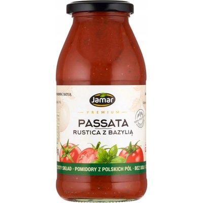 Jamar Premium Passata rustica s bazalkou 490 g
