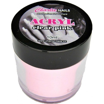 Charlie akryl na nehty průhledný růžový10 g