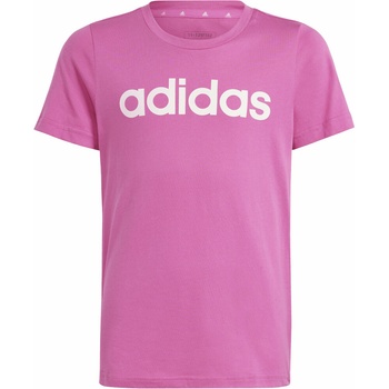 adidas Linear Logo Tee ružová biela