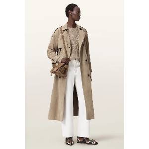 AllSaints Пуловер с вълна CHAIN (W039KE) - answear - 214,95 лв