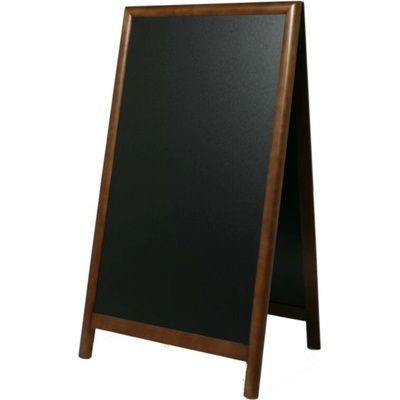 Noble Class Nabídková stojanová tabule SANDWICH 120 x 70 cm, tmavě hnědá