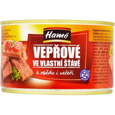 Hamé Bravčová šunka vo vlastnej omáčke 400 g