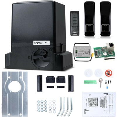 Sada Delta 3 SMART - FAAC 741 (Wi-Fi+LAN+BLE) pre 900 kg posuvné brány