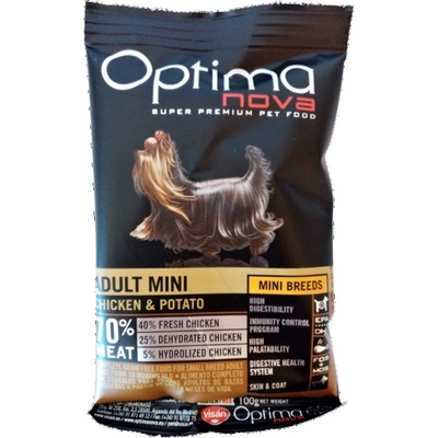 optimanova dog adult mini chicken & potato Grain Free 0,1 kg