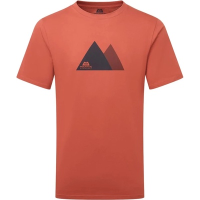Mountain Equipment Мъжка тениска Mountain Equipment Twin Peaks Tee T-shirt - Etruscan Red (216-7805-0211)