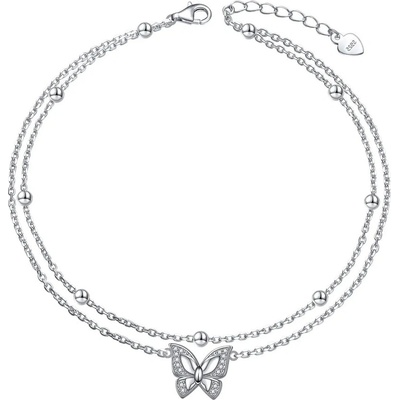 Mabell dámský stříbrný náramek BORBOLETA CZ221SA0030C45