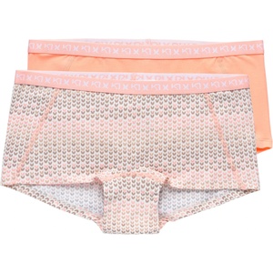 Kari Traa Дамско ежедневно термо бельо Kari Traa Women's Tina Hipster 2-Pack Everyday base layer - Peach Bloom - размер XL (114-2283-2914)