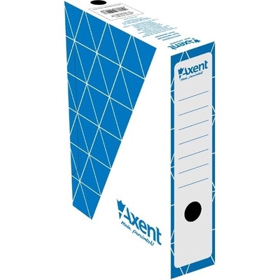 Архивна кутия картон Axent 350x255x80 mm Син (1304066-06-1731-02-A)