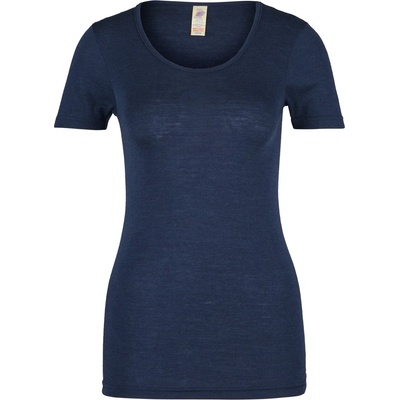 Engel Дамско копринено термобельо Engel Women's Undershirt S/S Merino base layer - Navy - размер 42/44 (EU) (114-0819-0814)