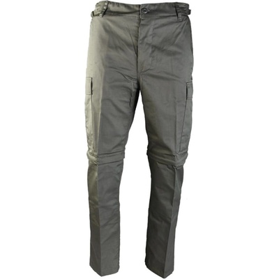 Kalhoty Mil-tec BDU zip-off odepínací zelené