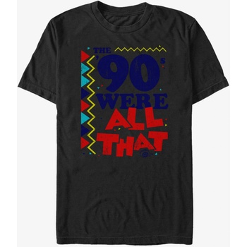 ZOOT. Fan Черна унисекс тениска Nickelodeon 90 All ZOOT. Fan | Cheren | МЪЖЕ | L