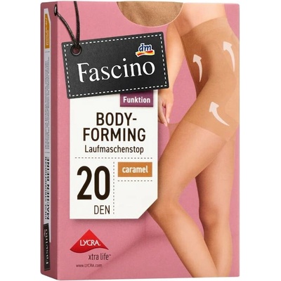 DM Fascino tvarující punčocháče 20 DEN caramel