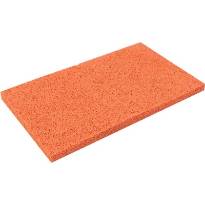 TOPTRADE povrch náhradný, huba jemná, 250 x 130 x 12 mm