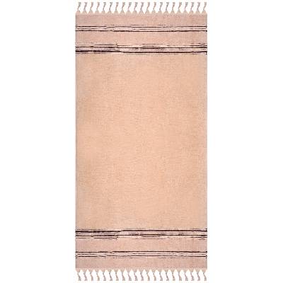 Плажна кърпа Rakla - Никол, 100% памук, капучино, 90 х 170 cm (Rakla 205)