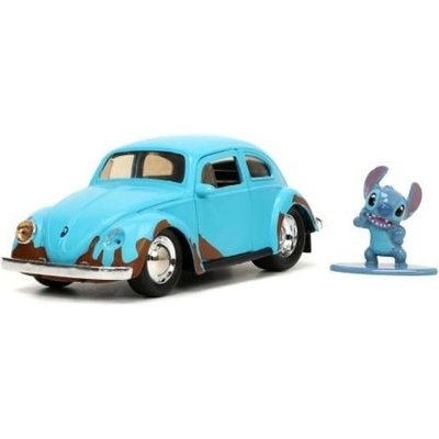 Jada Toys Лило и Стич кола 1959 VW Beetle 1: 32 и фигурка Стич, DP6