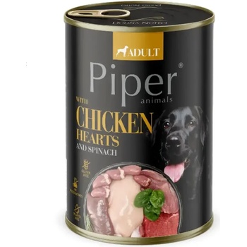 Dolina Noteci Adult Dog Chicken Hearts консерва за кучета с пилешки сърца, кафяв ориз и спанак 400gr