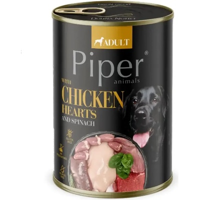 Dolina Noteci Adult Dog Chicken Hearts консерва за кучета с пилешки сърца, кафяв ориз и спанак 400gr